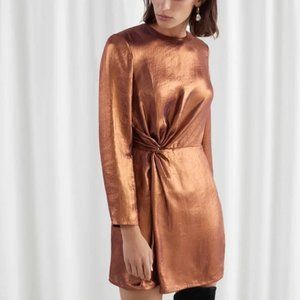& OTHER STORIES Copper Dress | Size 6